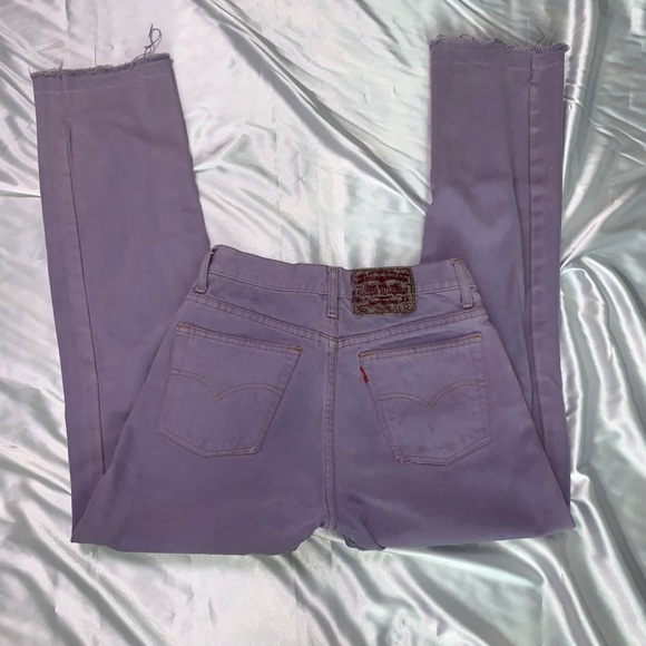 𓆉 Vintage Purple Bootleg Levi Jeans 𓆉 - Picture 2 of 7